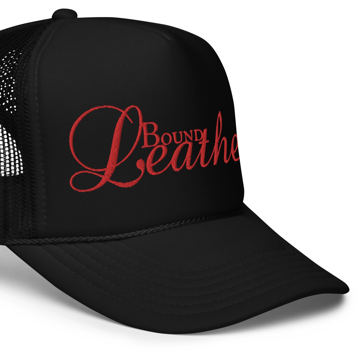 BOUND LEATHER LOGO HAT